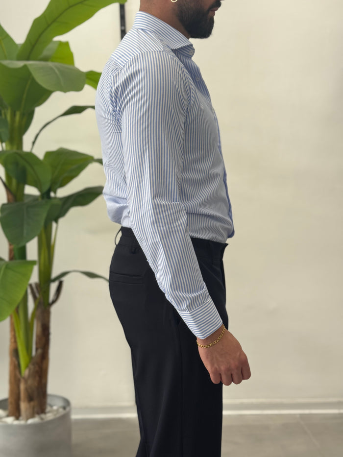 Camicia a Righe Skyline - Slim Fit