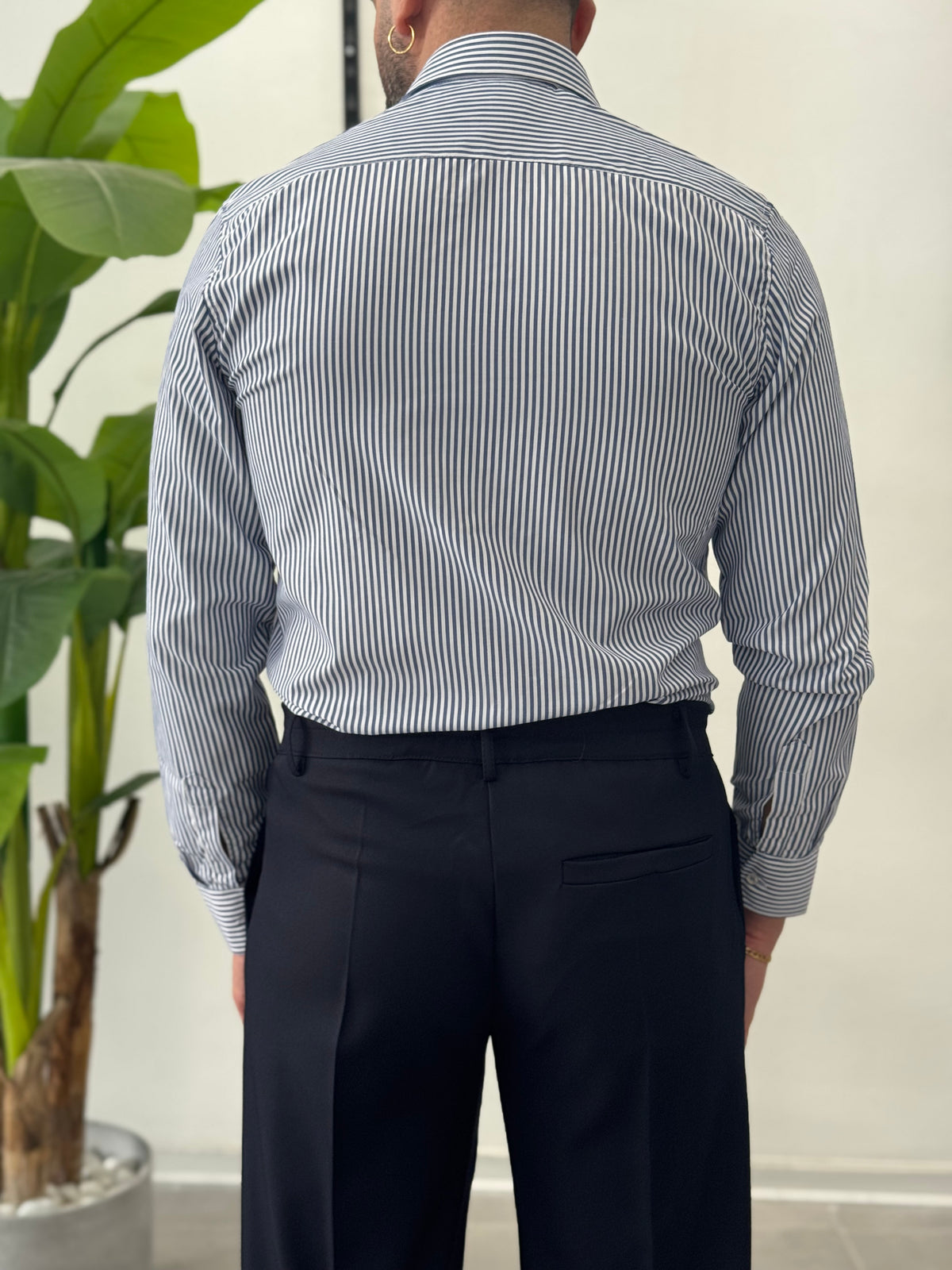Camicia a Righe Skyline - Slim Fit