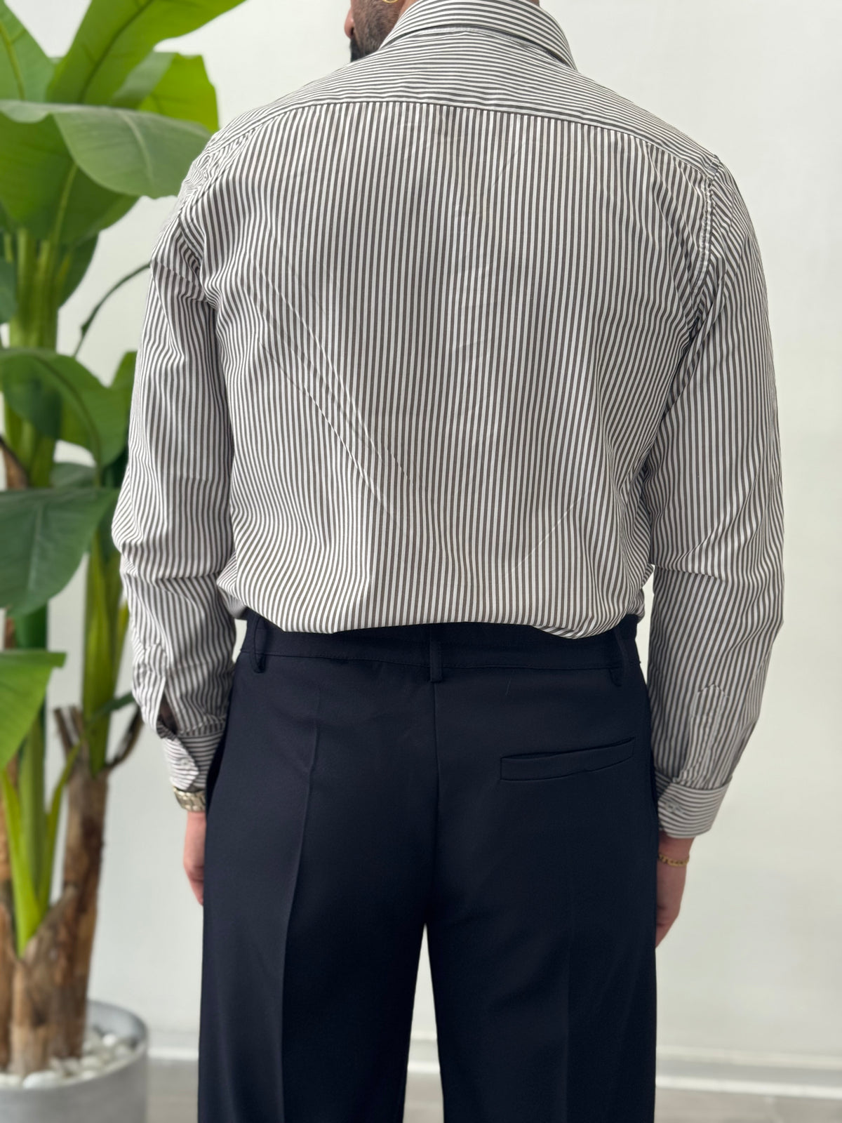 Camicia a Righe Skyline - Slim Fit