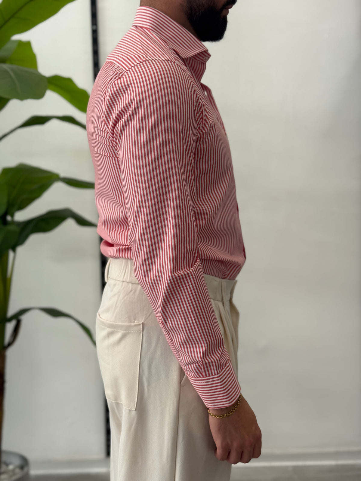 Camicia a Righe Skyline - Slim Fit