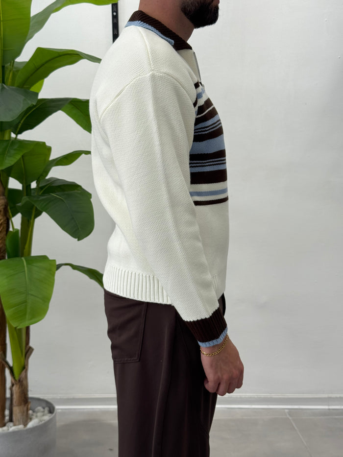 Cardigan Polo Zip Rio