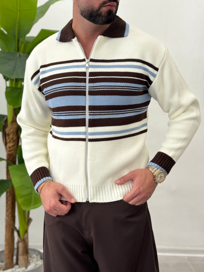 Cardigan Polo Zip Rio