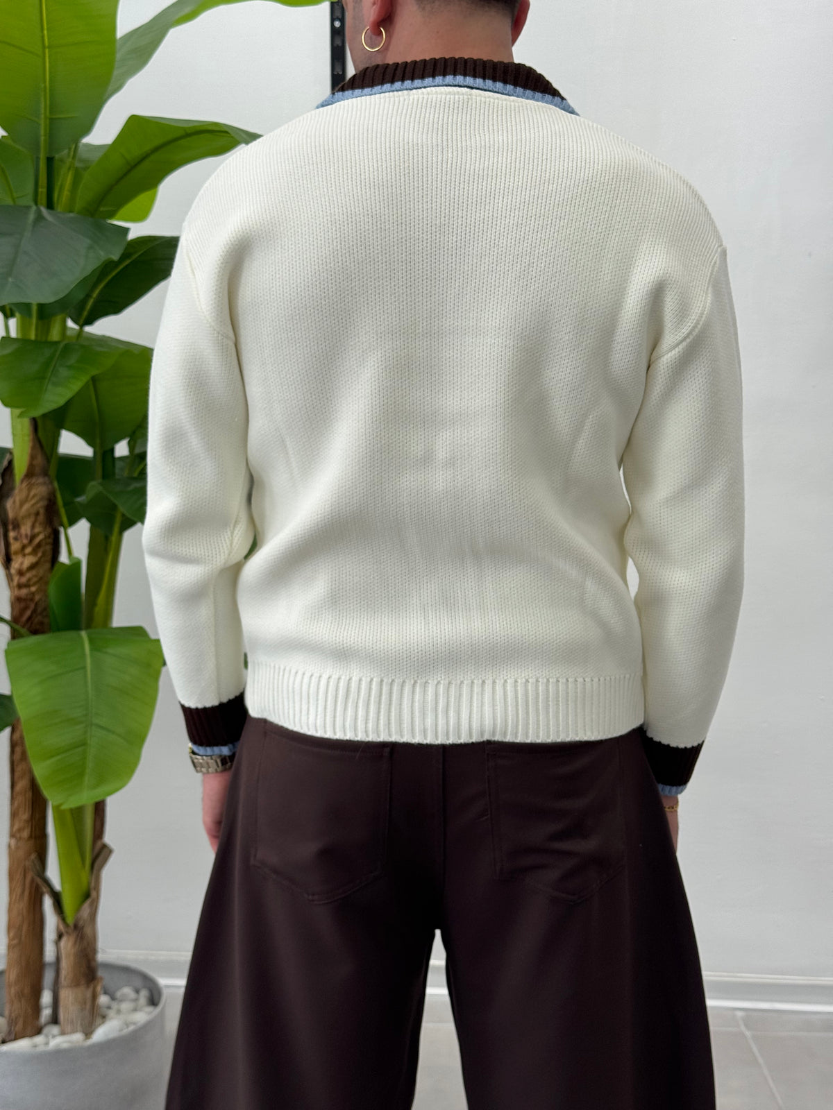 Cardigan Polo Zip Rio