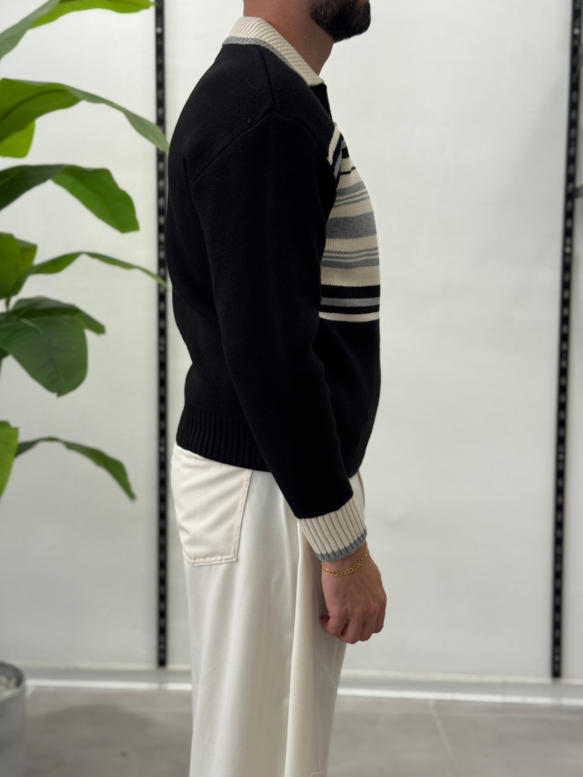 Cardigan Polo Zip Rio