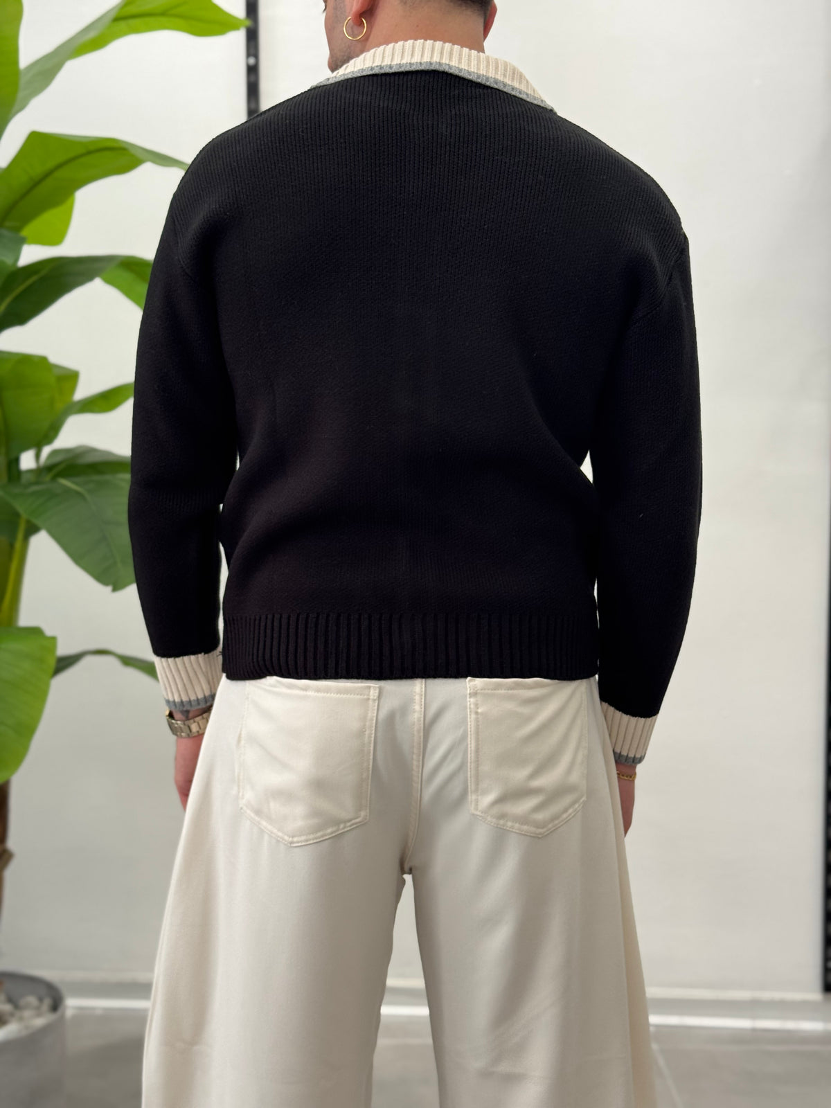 Cardigan Polo Zip Rio