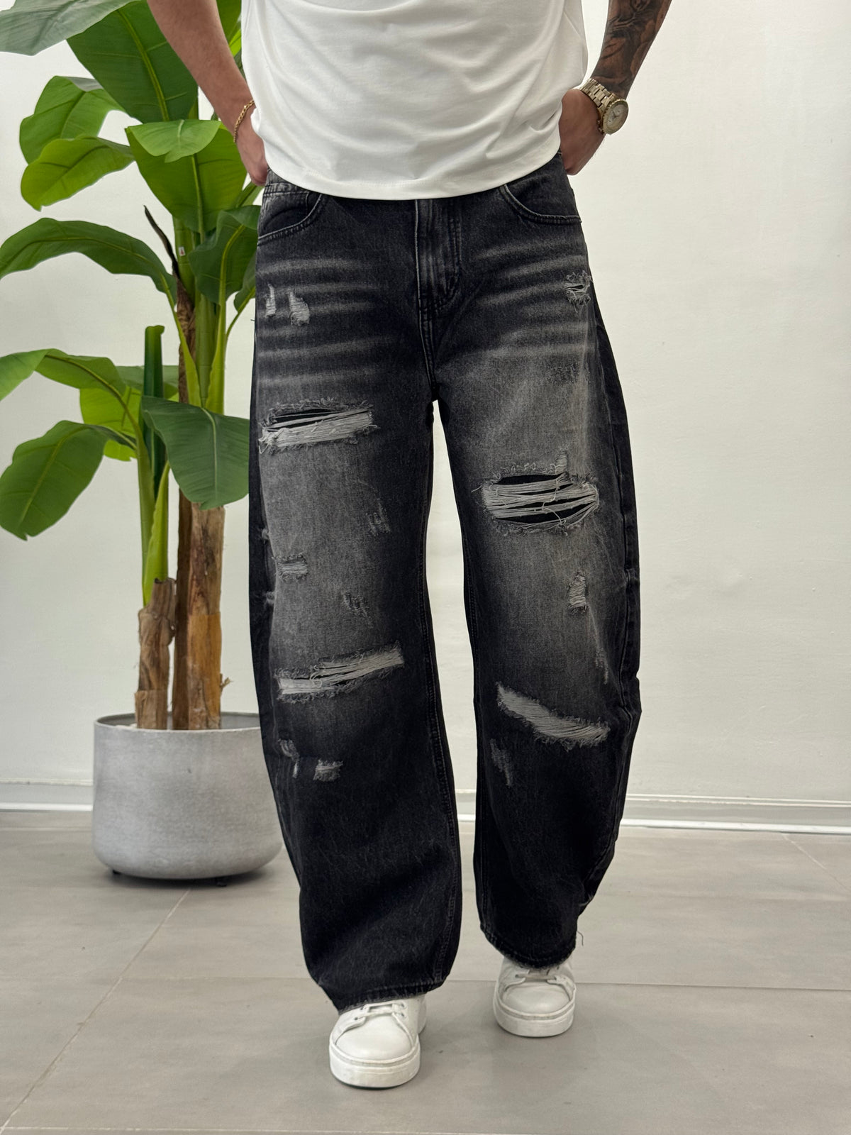 Jeans Grigio Vibe - Balloon Fit