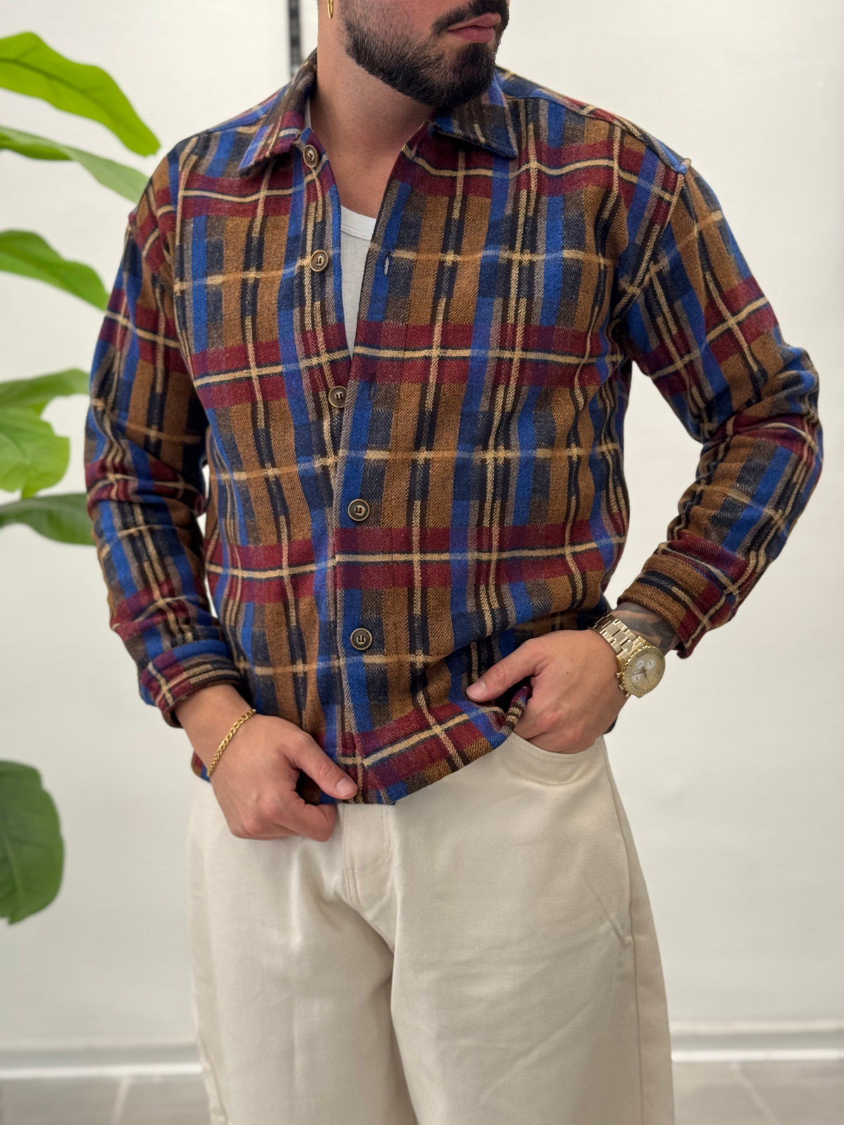 Camicia a Quadri Parker