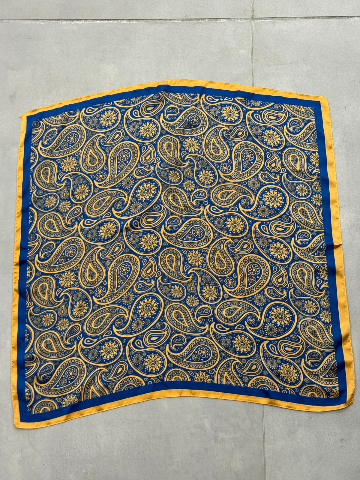 Foulard Blu Giallo