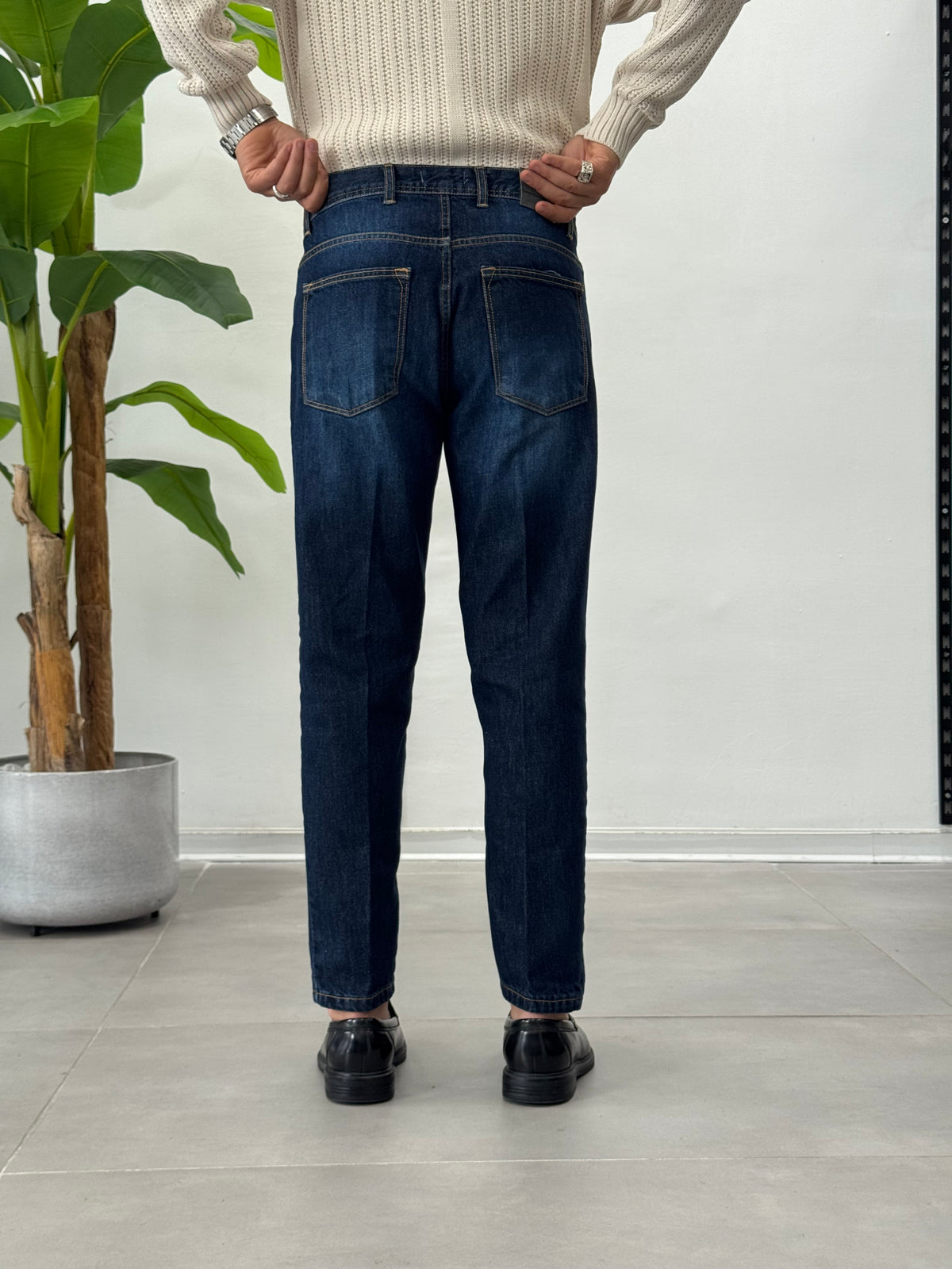 Jeans Blu Braga - Carrot Fit
