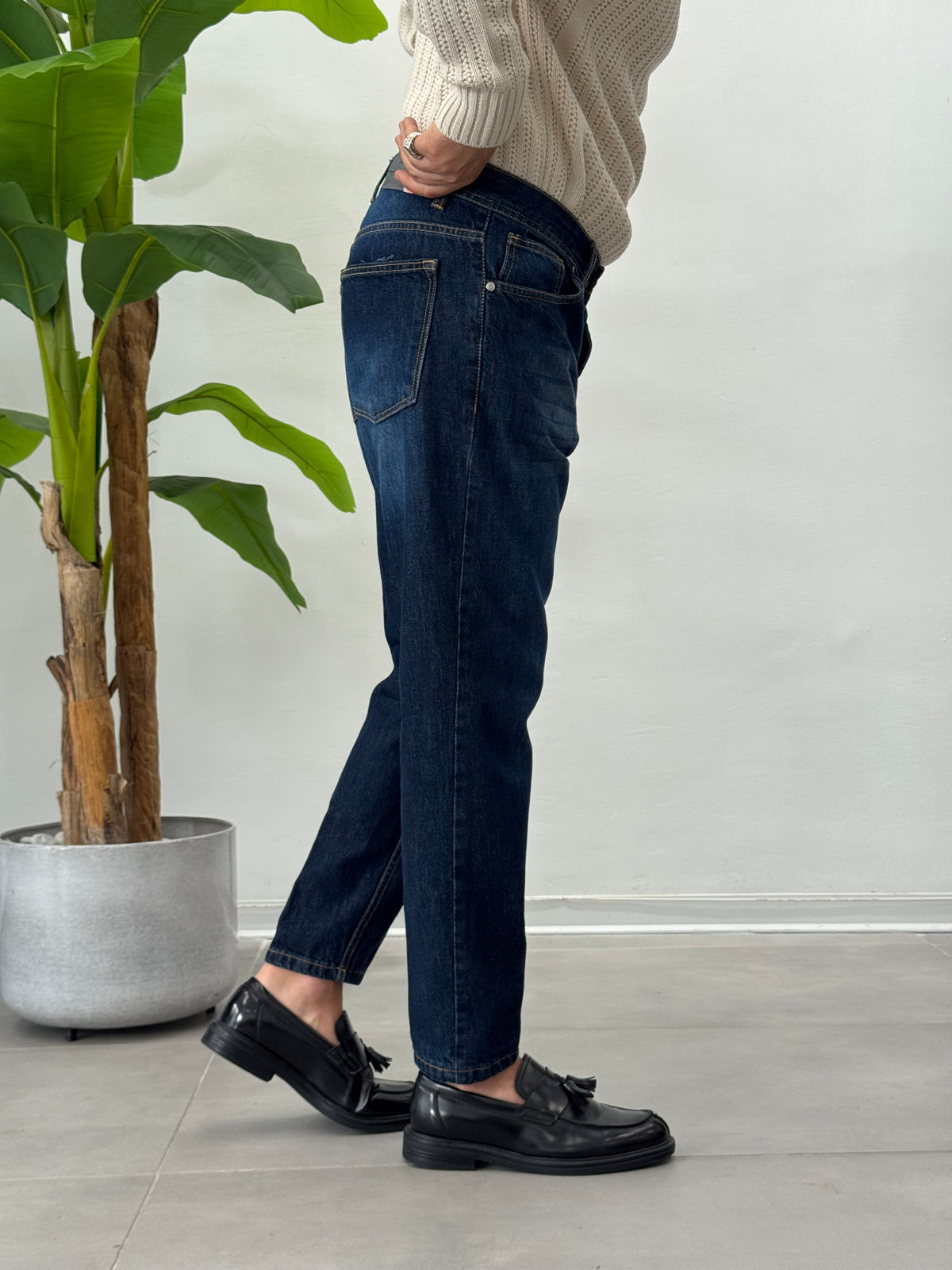 Jeans Blu Braga - Carrot Fit