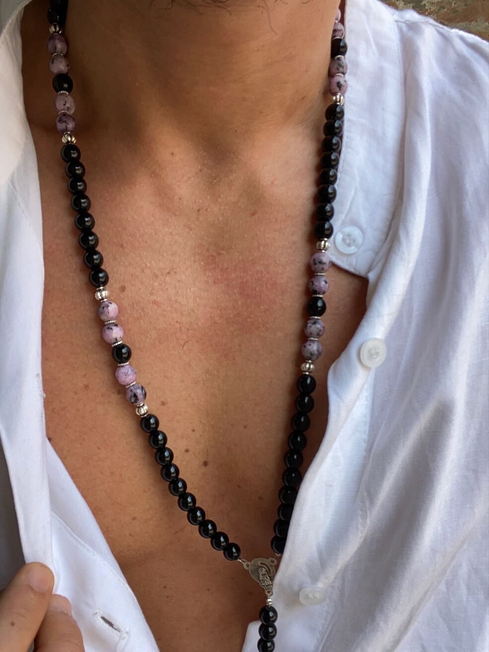 Collana Rosario di perle Lilla - FLAG STORE