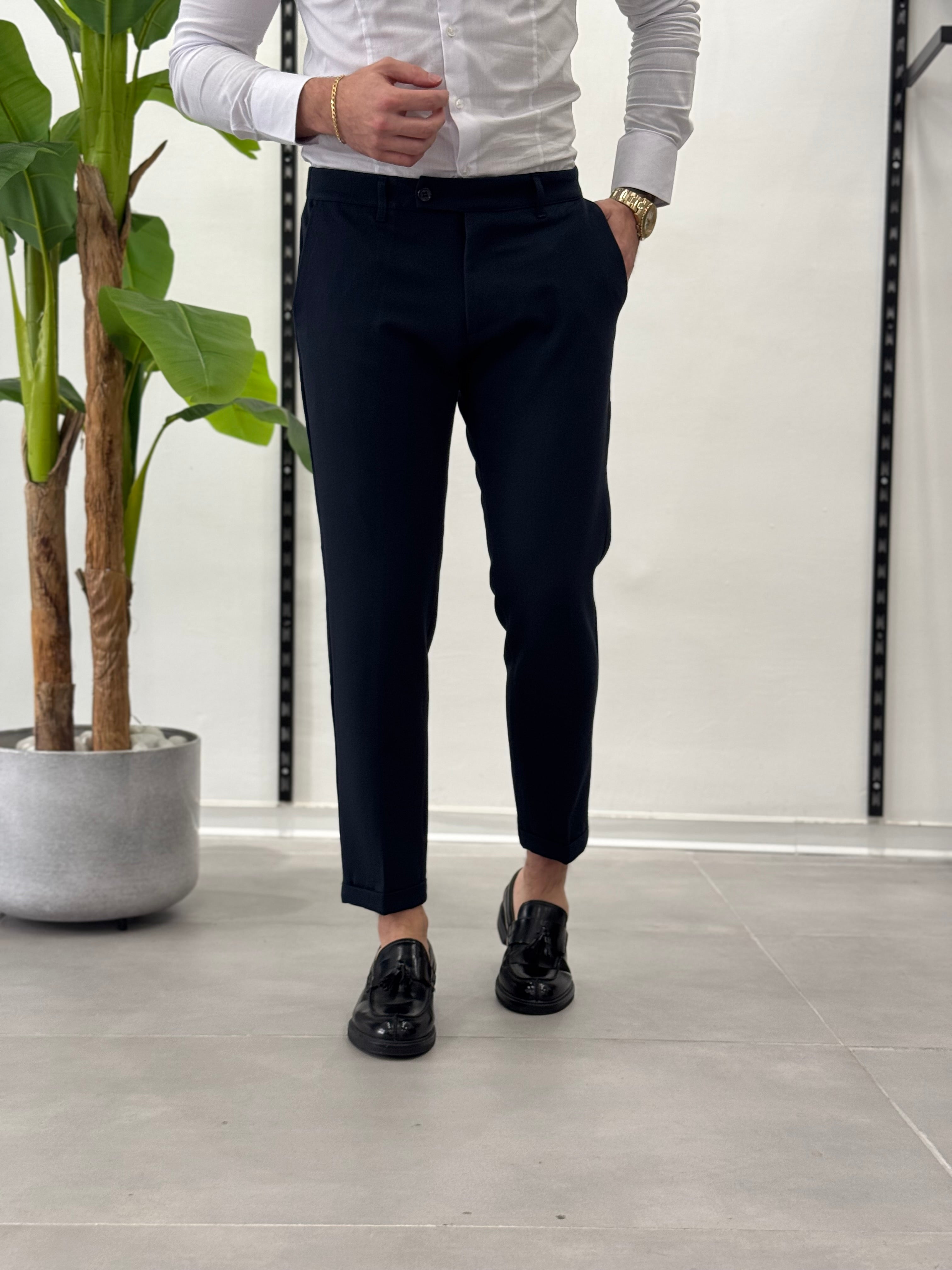 Pantalone Montecarlo -  Blu Navy