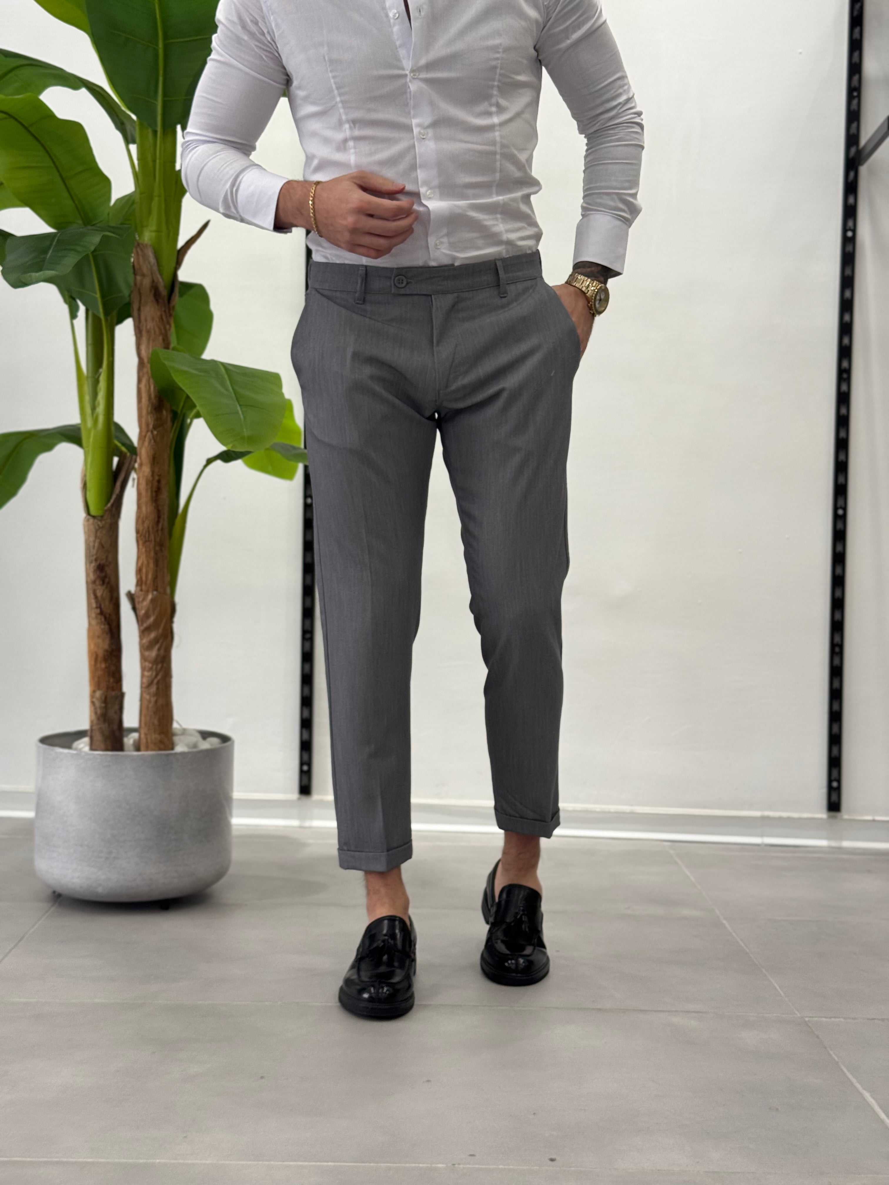 Pantalone Montecarlo - Grigio