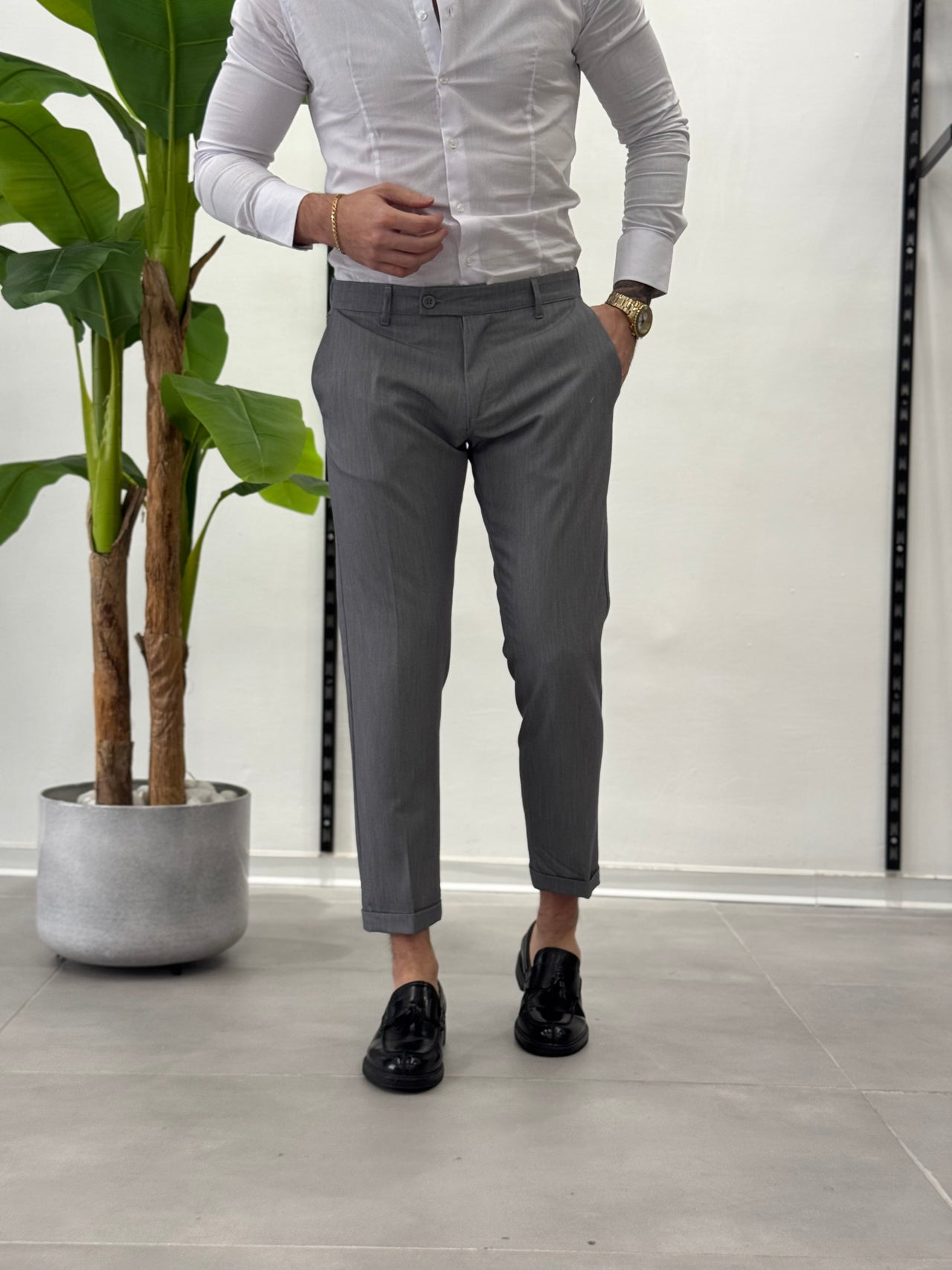 Pantalone Montecarlo - Grigio