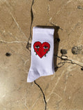 Calzini Bianchi Cuore - FLAG STORE