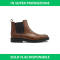 Stivale Chelsea marrone in pelle - FLAG STORE
