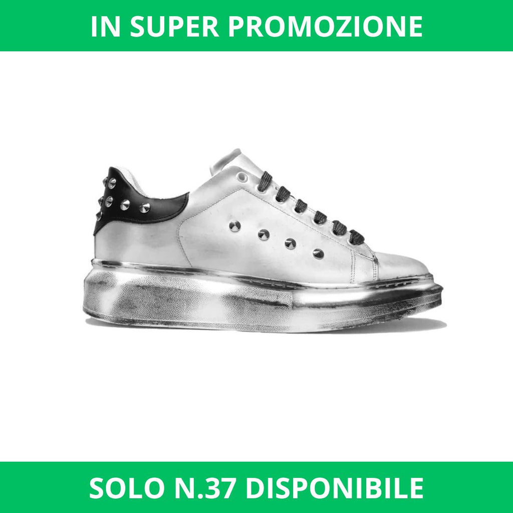 Sneakers borchiata effetto sporcata - FLAG STORE