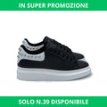 Sneakers borchiate con riporto bianco e puntini - FLAG STORE