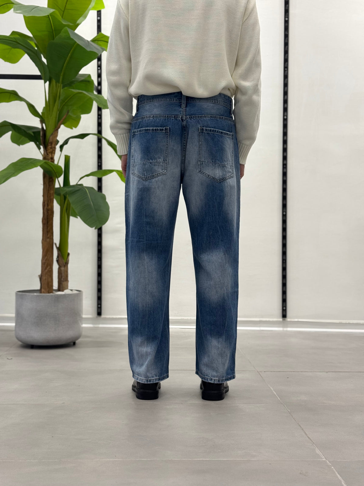 Jeans Azules Desgastados Rebel