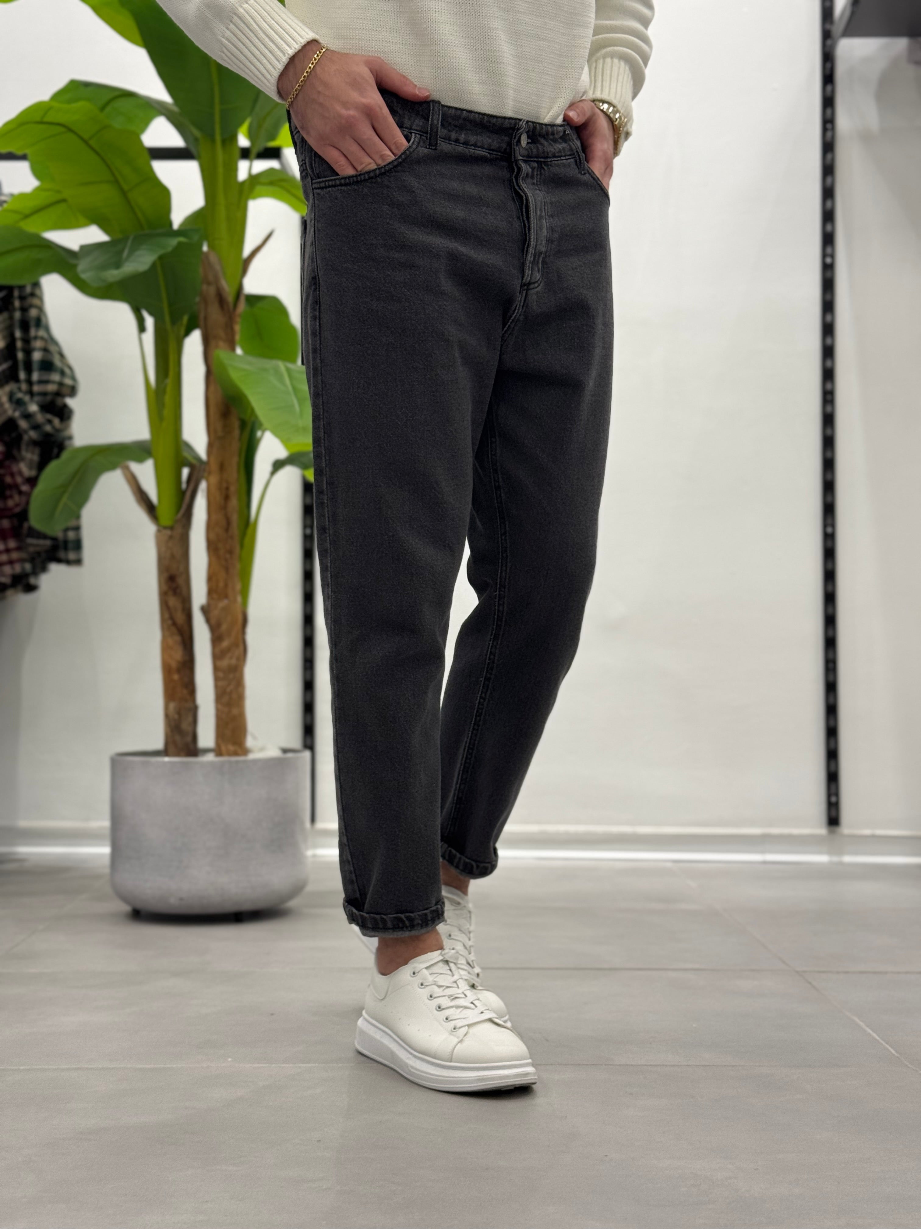 Jeans Grigio Boston - Regular Fit