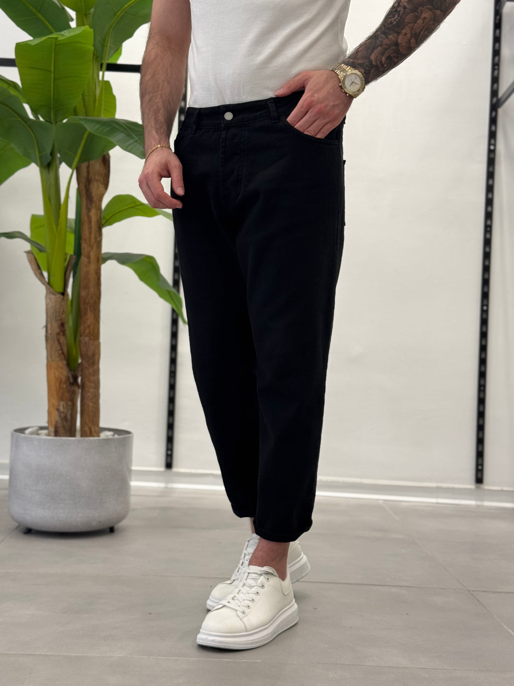 Jeans Nero Boston - Regular Fit