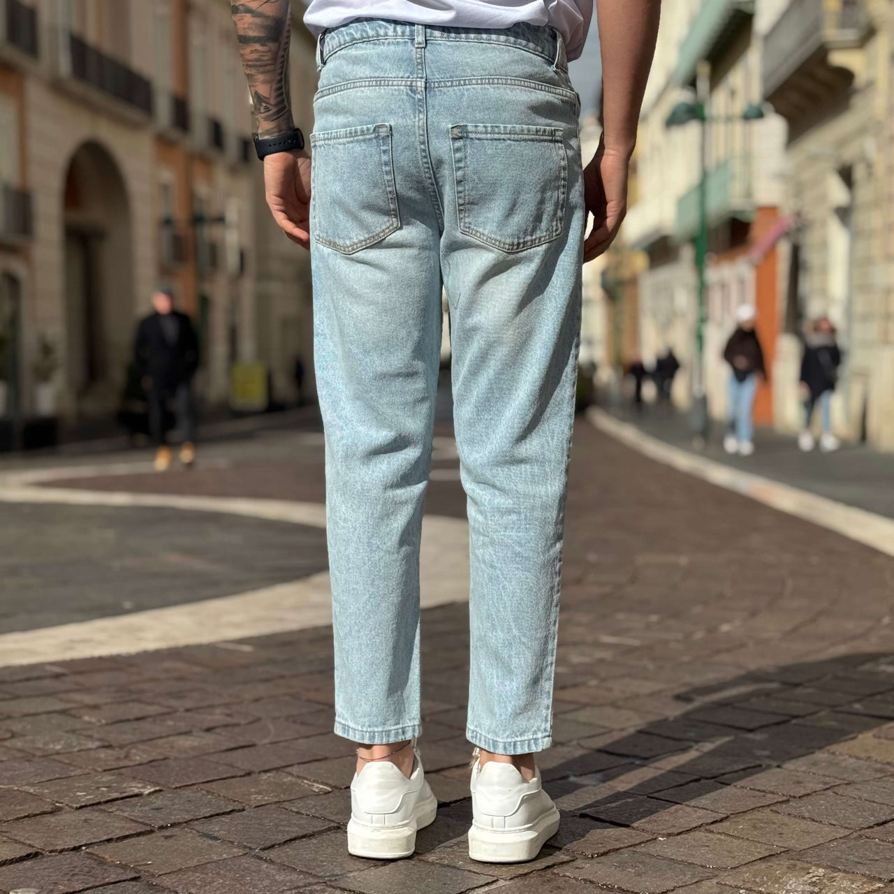 Jeans azzurro chiaro denim Nico Paz regular  fit - FLAG STORE