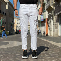 Thumbnail for Jeans bianco con strappi regular fit - FLAG STORE