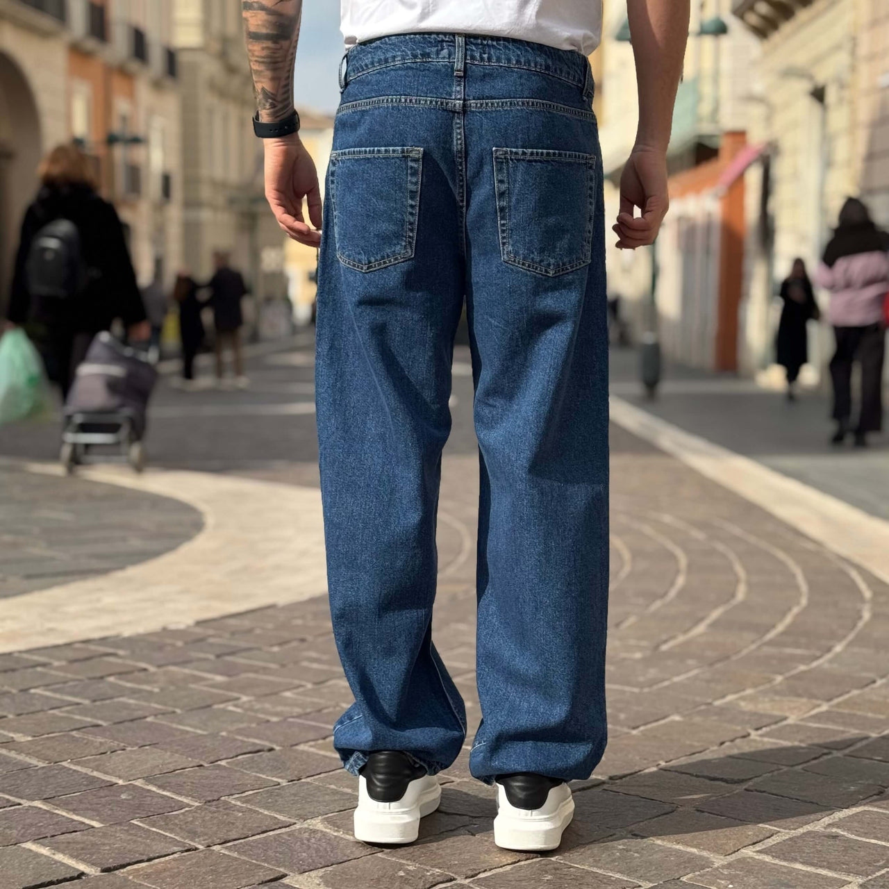 Jeans blu baggy fit - FLAG STORE