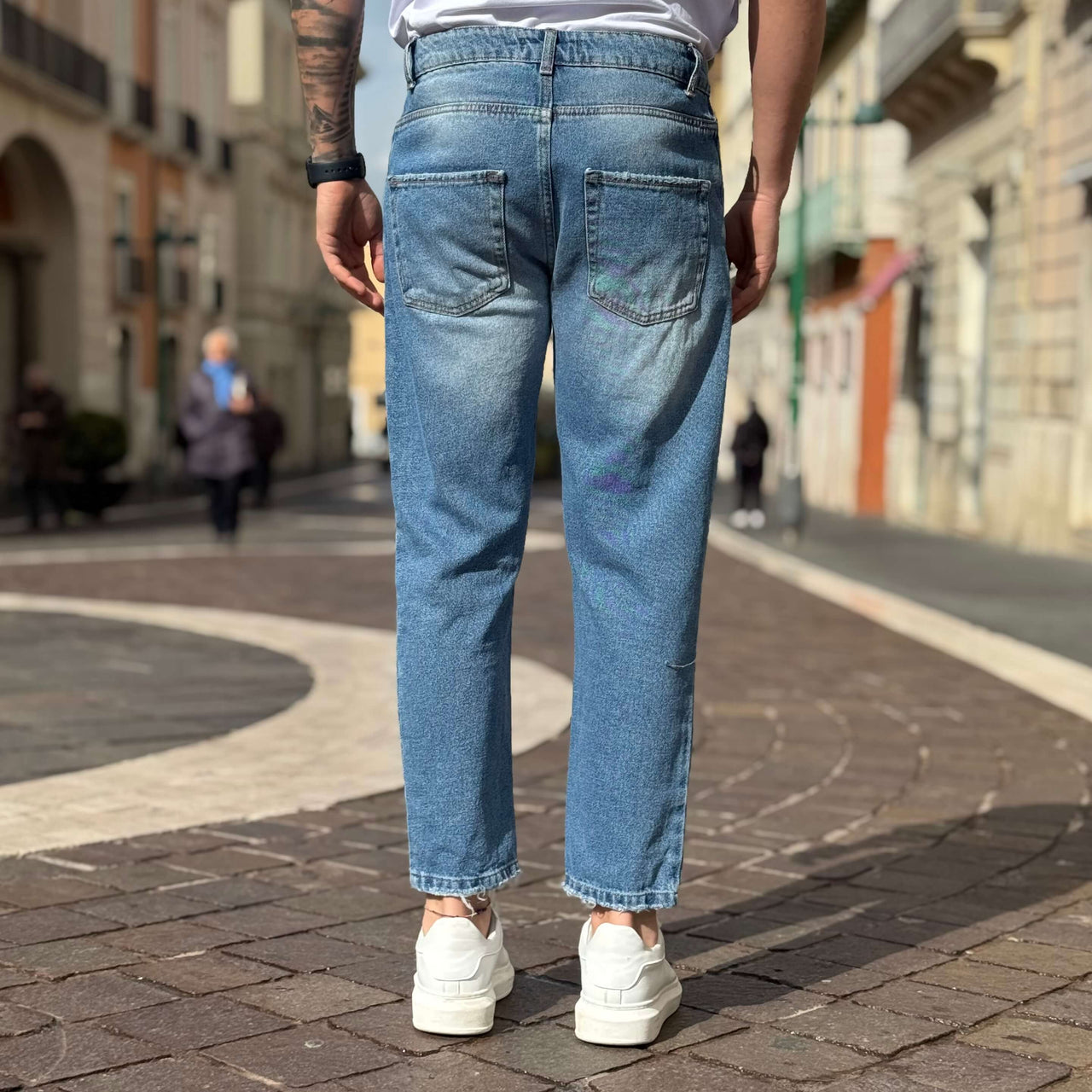 Jeans blu slavato Bale regular  fit - FLAG STORE