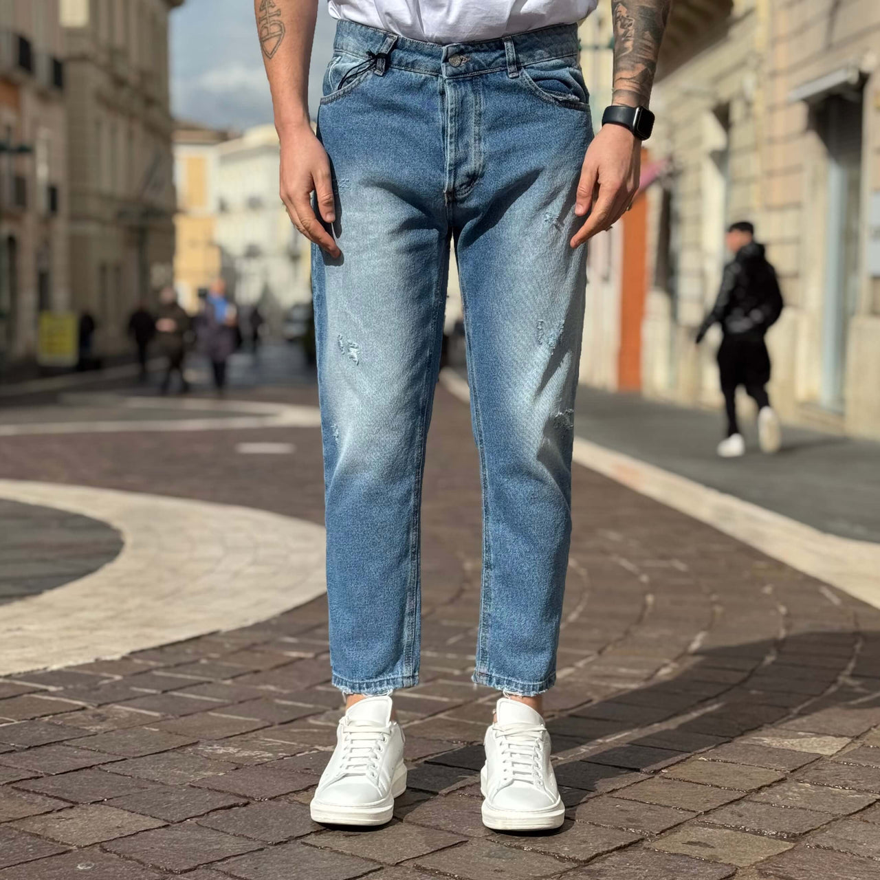 Jeans blu slavato Bale regular  fit - FLAG STORE