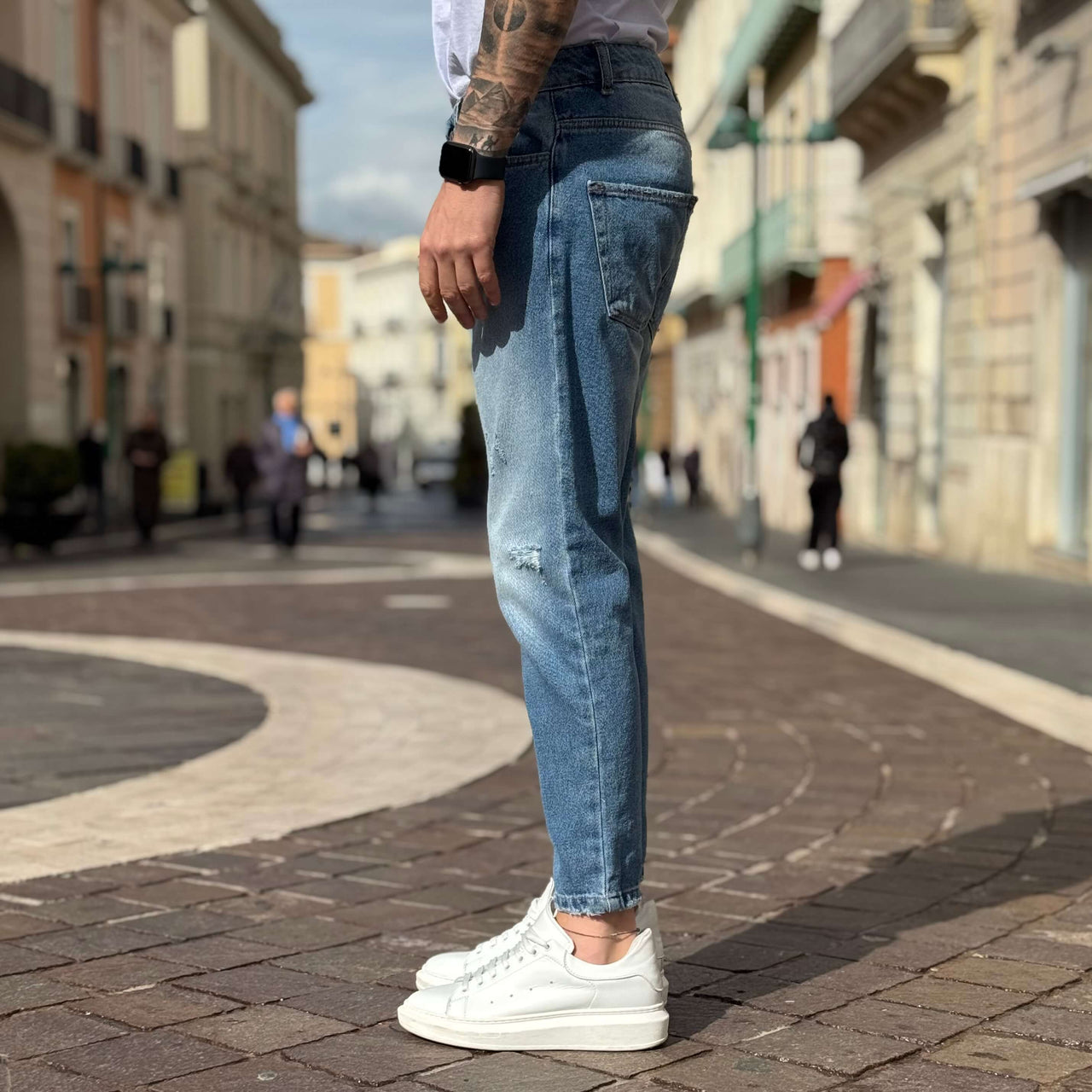 Jeans blu slavato Bale regular  fit - FLAG STORE