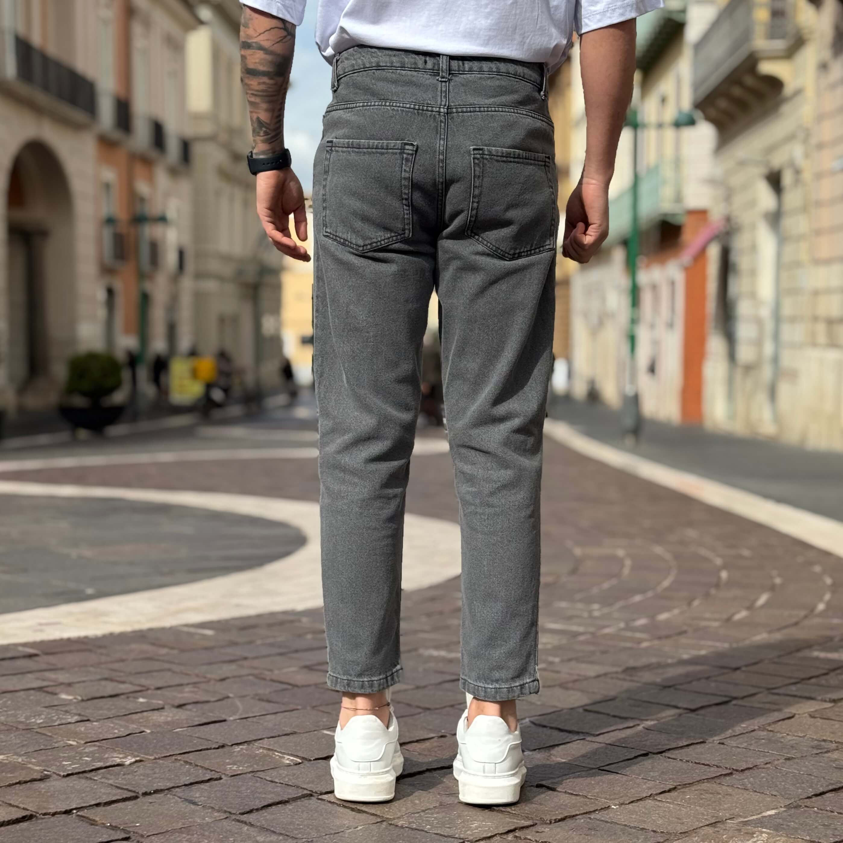 Jeans grigio Casillas regular fit - FLAG STORE