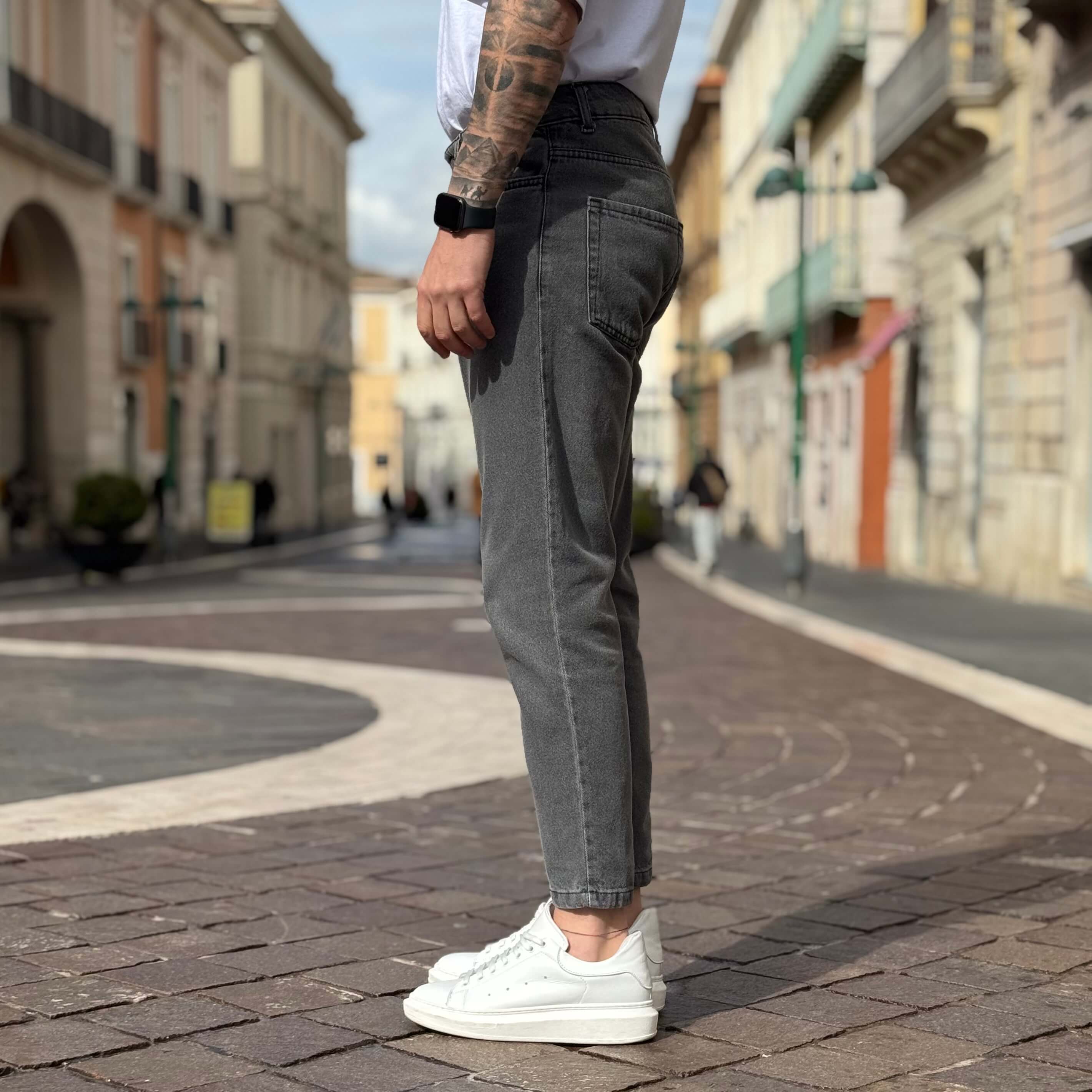 Jeans grigio Casillas regular fit - FLAG STORE
