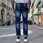 Jeans blu slim taglie forti - FLAG STORE