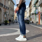 Jeans blu slim taglie forti - FLAG STORE