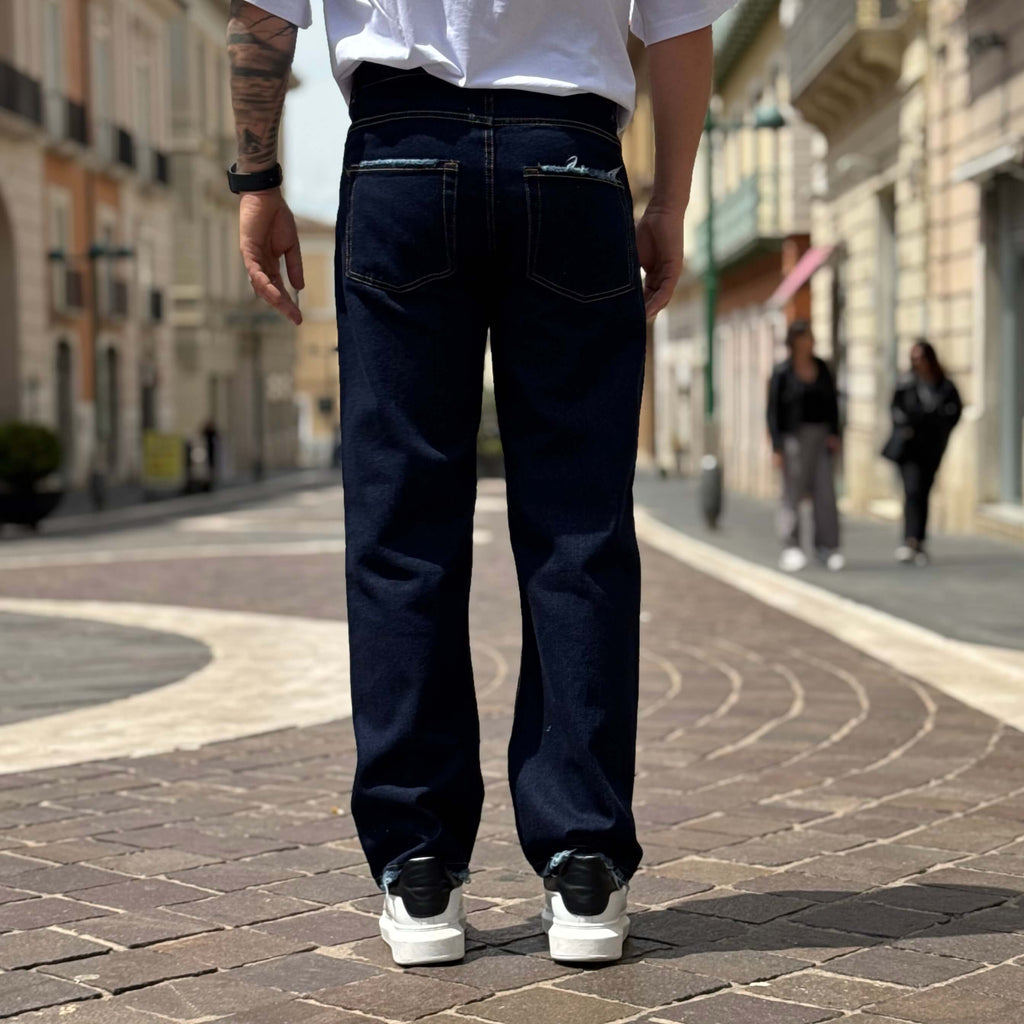 Jeans blu zero baggy fit 3.0 - FLAG STORE