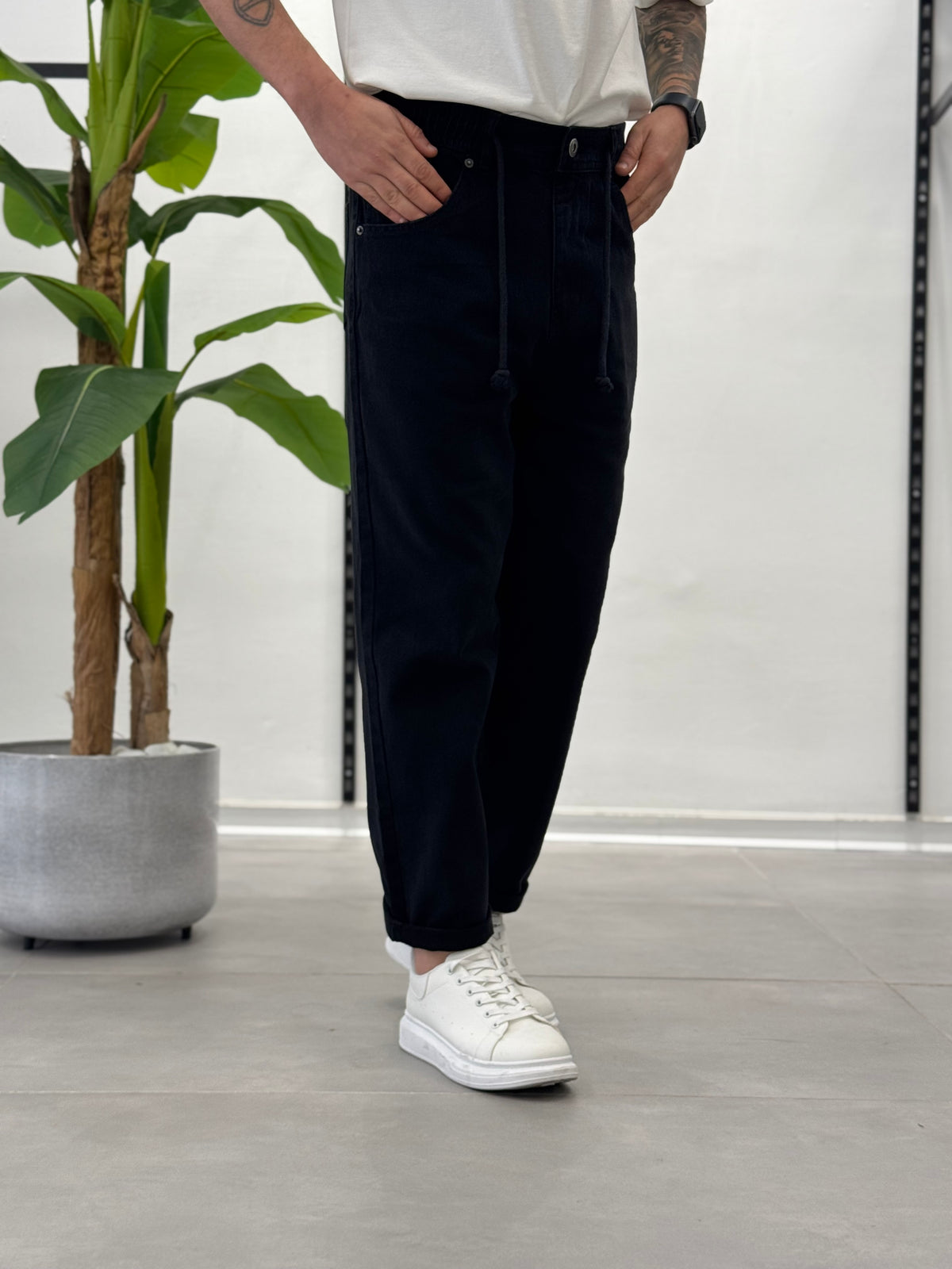 Wawe Light Elastic Waist Jeans