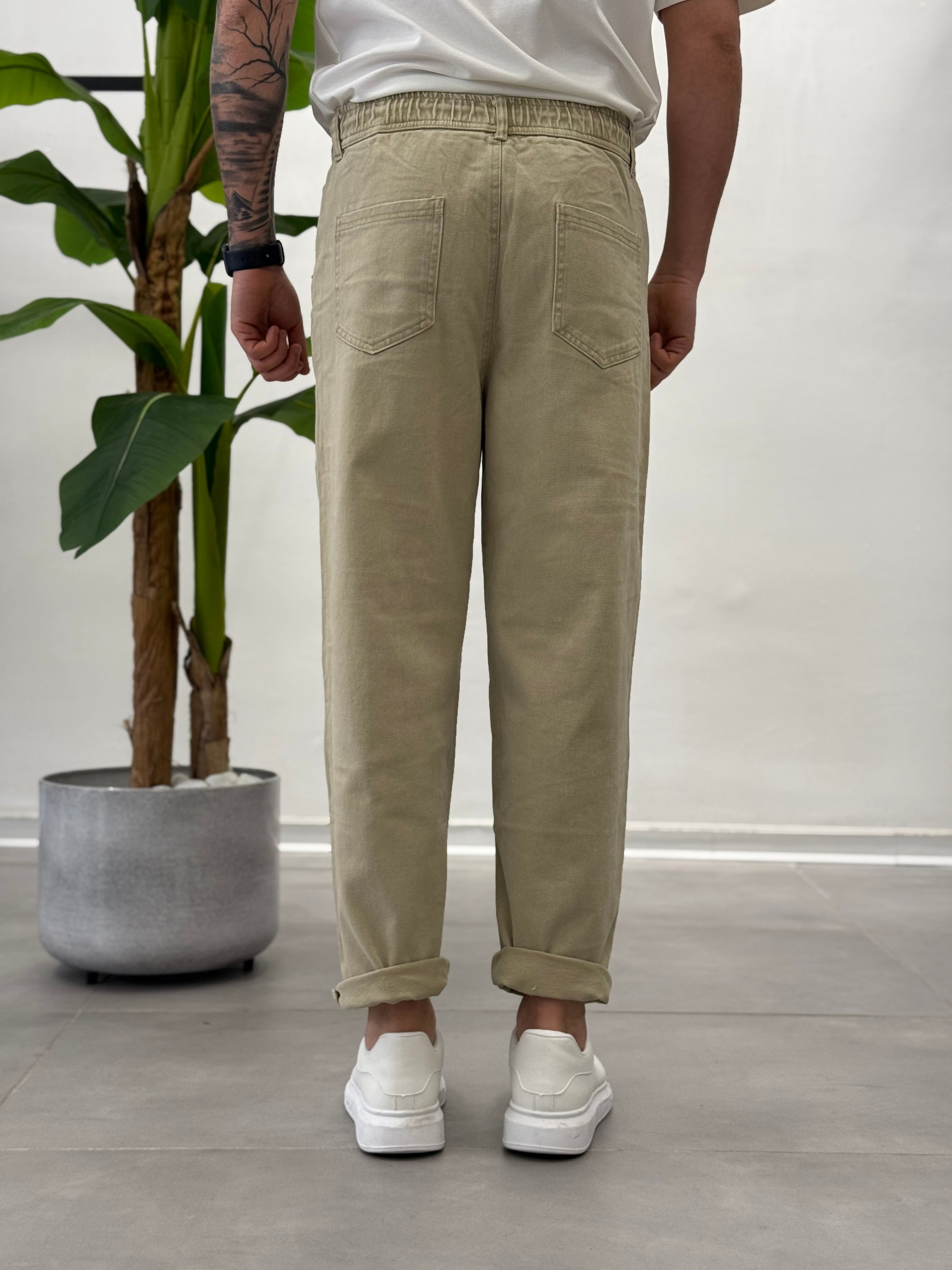 Wawe Light Elastic Waist Jeans
