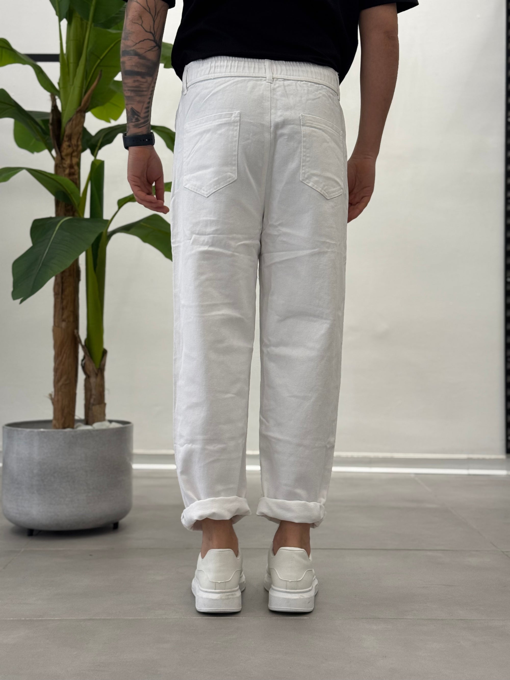 Wawe Light Elastic Waist Jeans