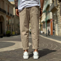 Thumbnail for Jeans con elastico Japan beige - FLAG STORE