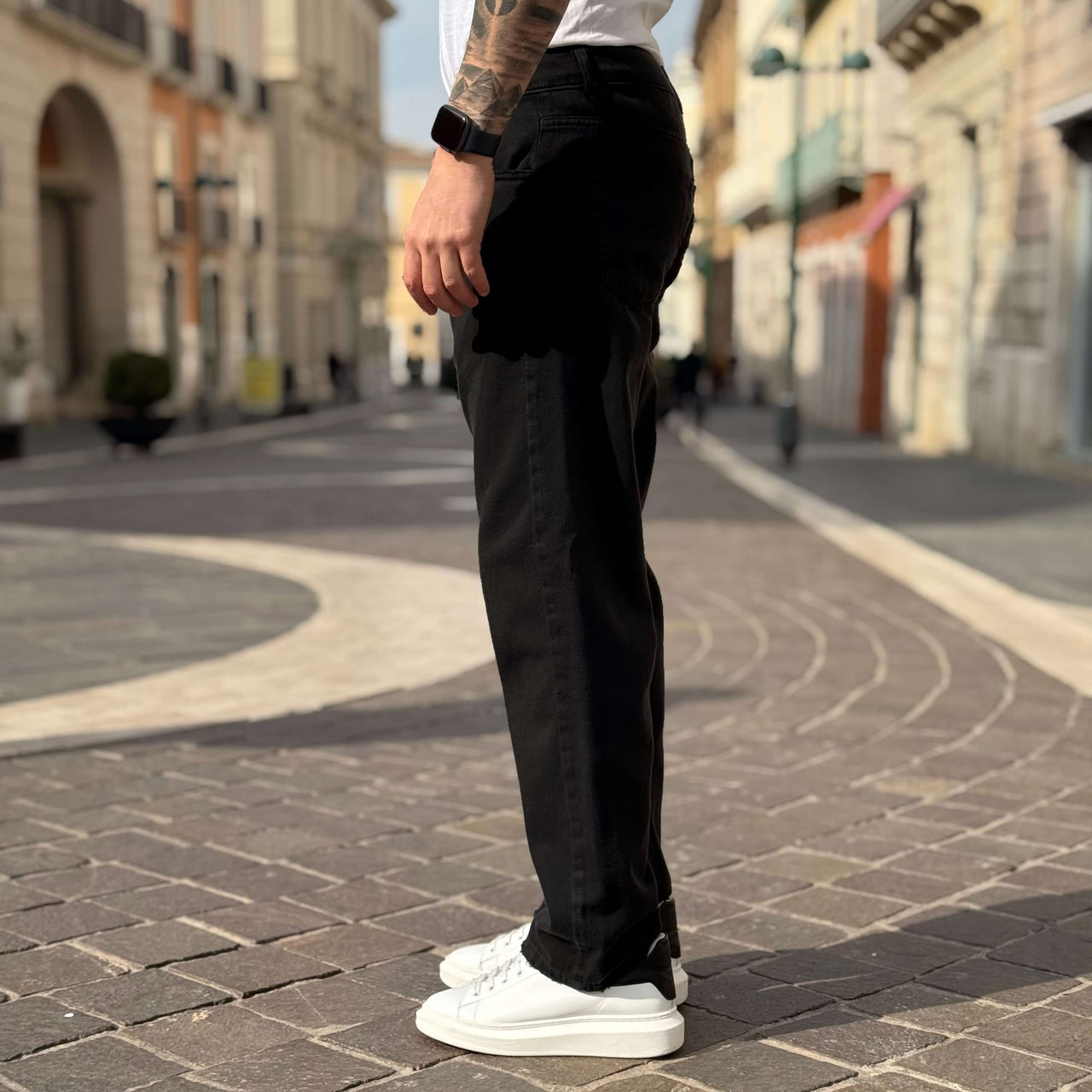 Jeans nero baggy fit 2.0 - FLAG STORE