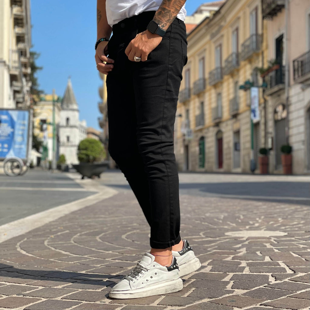 Jeans nero slim 2.0 - FLAG STORE