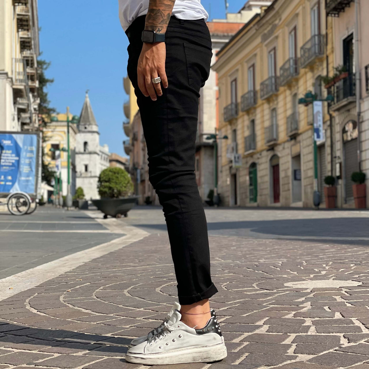 Jeans nero slim 2.0 - FLAG STORE