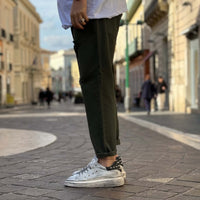 Thumbnail for Jeans verde strappato 5.0 regular fit - FLAG STORE