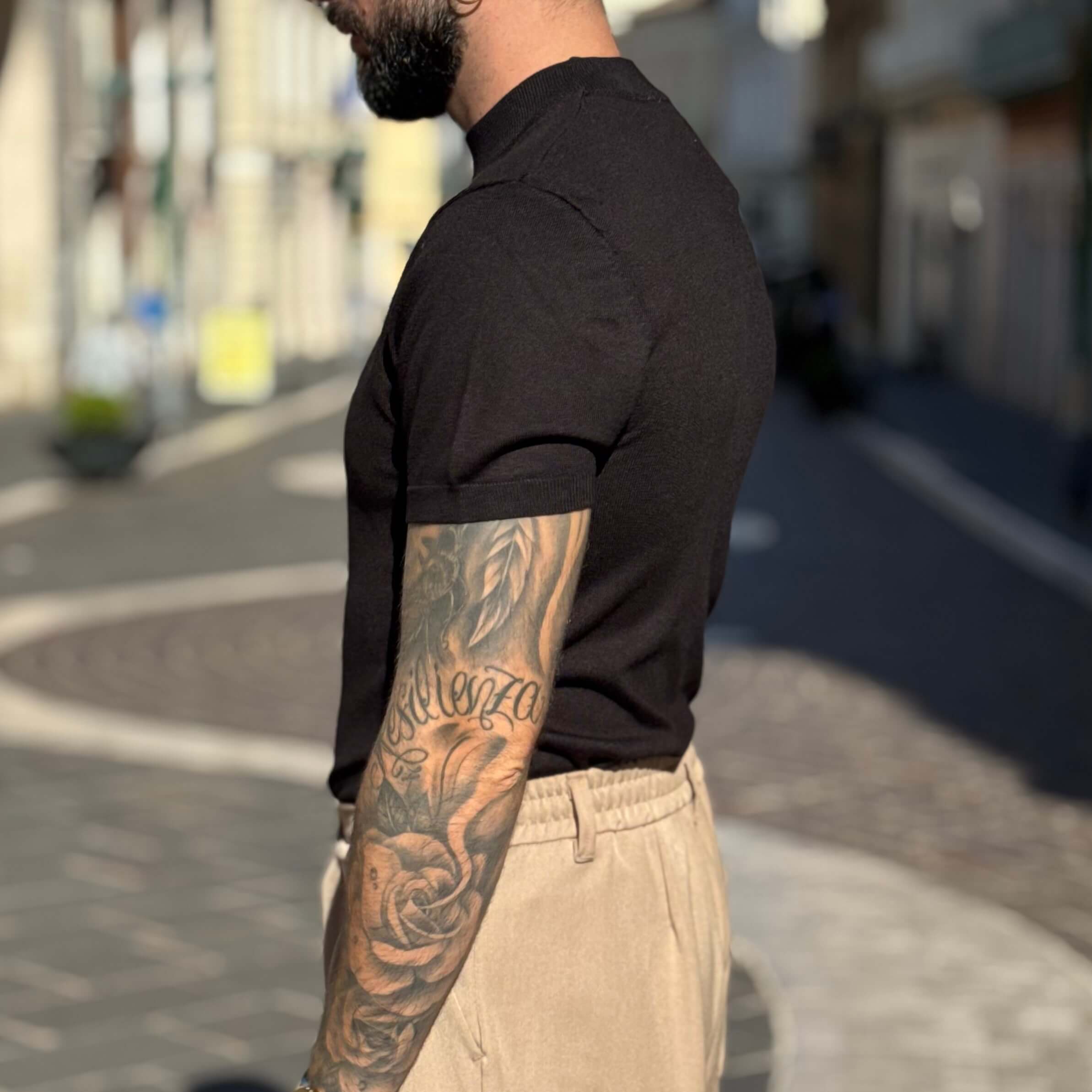 Maglia Mezzo Collo Stretch