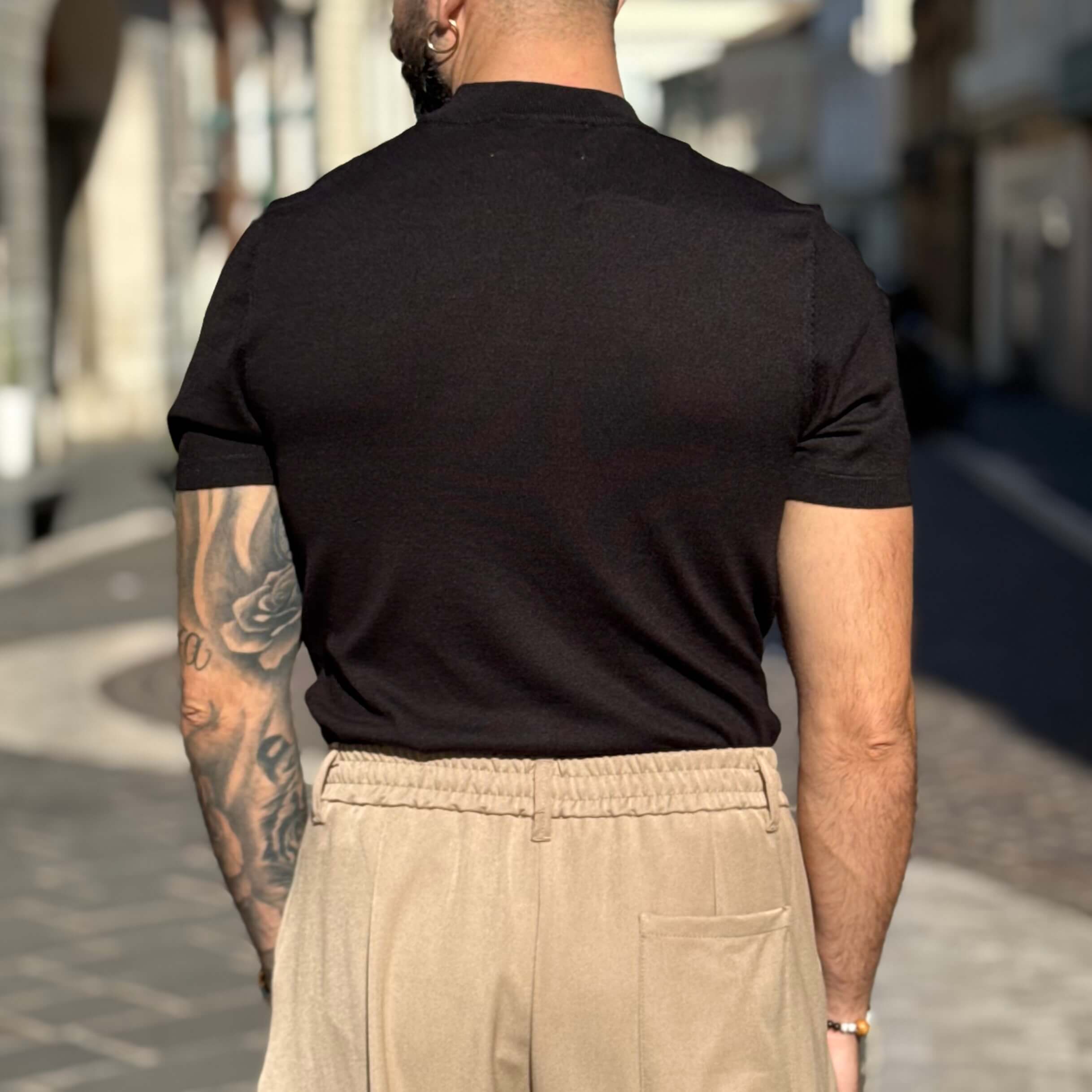 Maglia Mezzo Collo Stretch