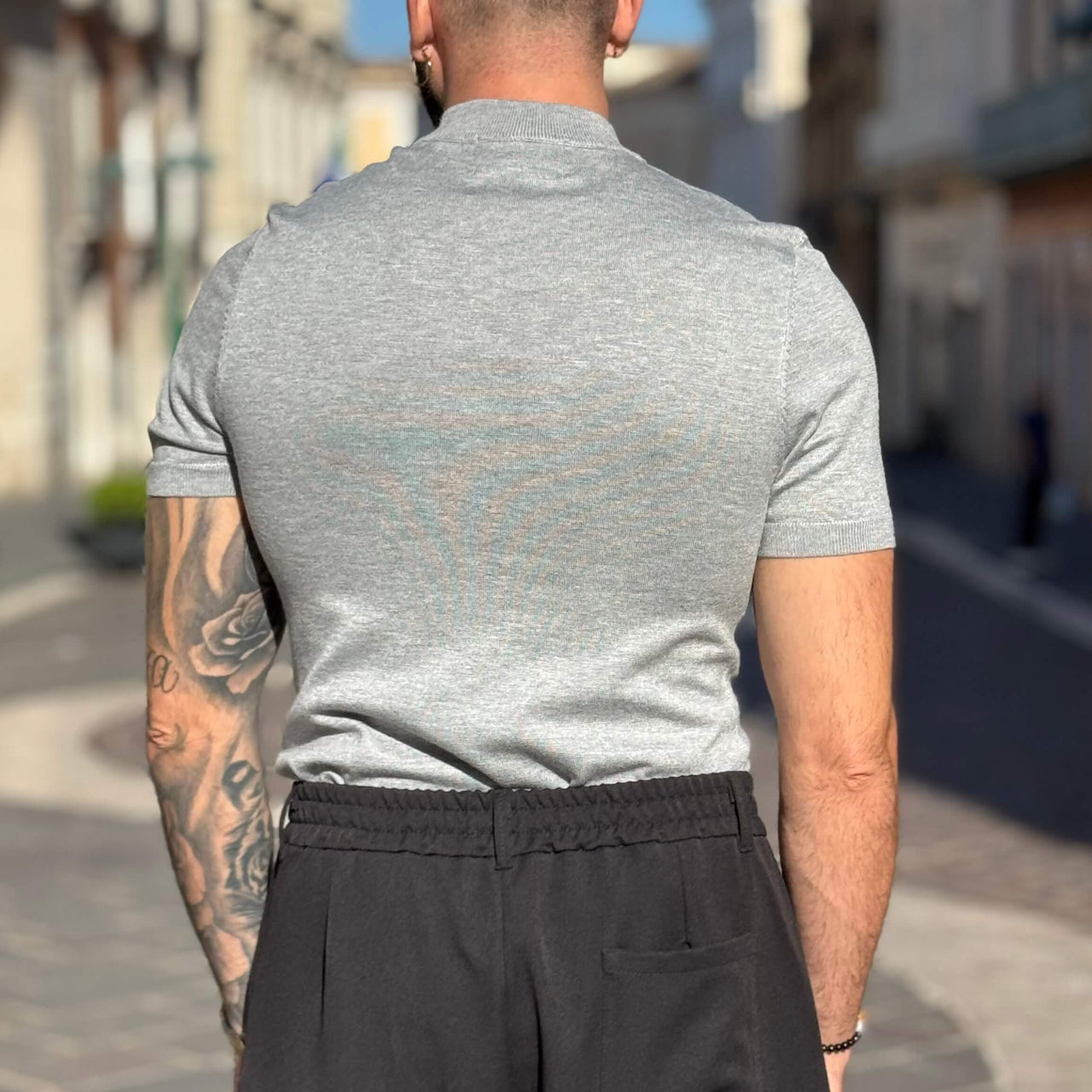 Maglia Mezzo Collo Stretch