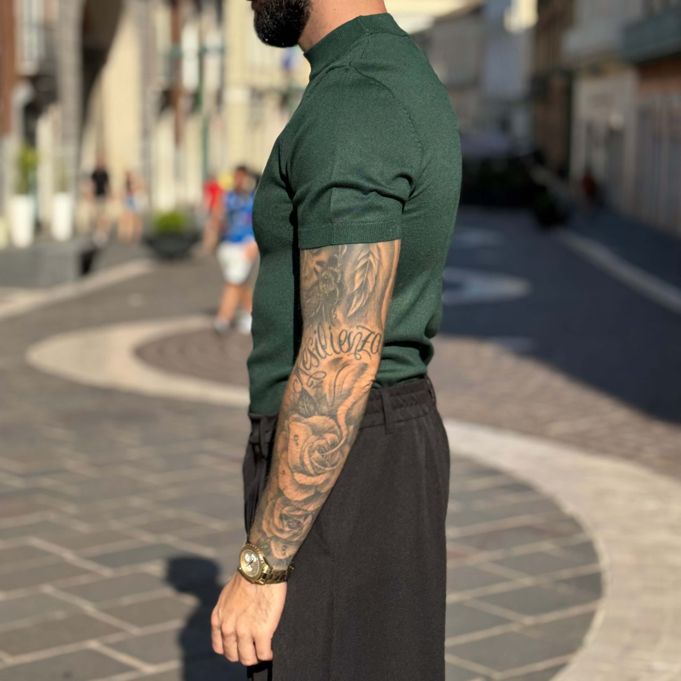 Maglia Mezzo Collo Stretch