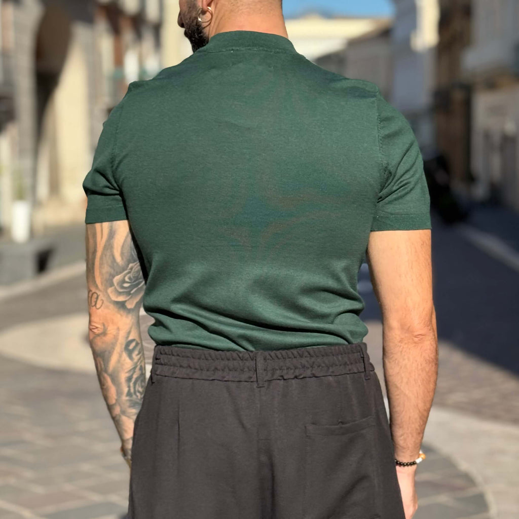 Maglia Mezzo Collo Stretch