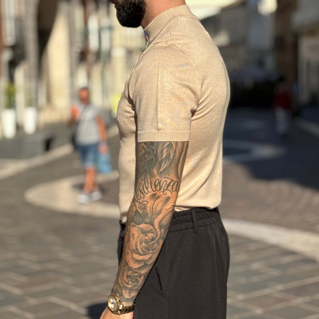 Maglia Mezzo Collo Stretch